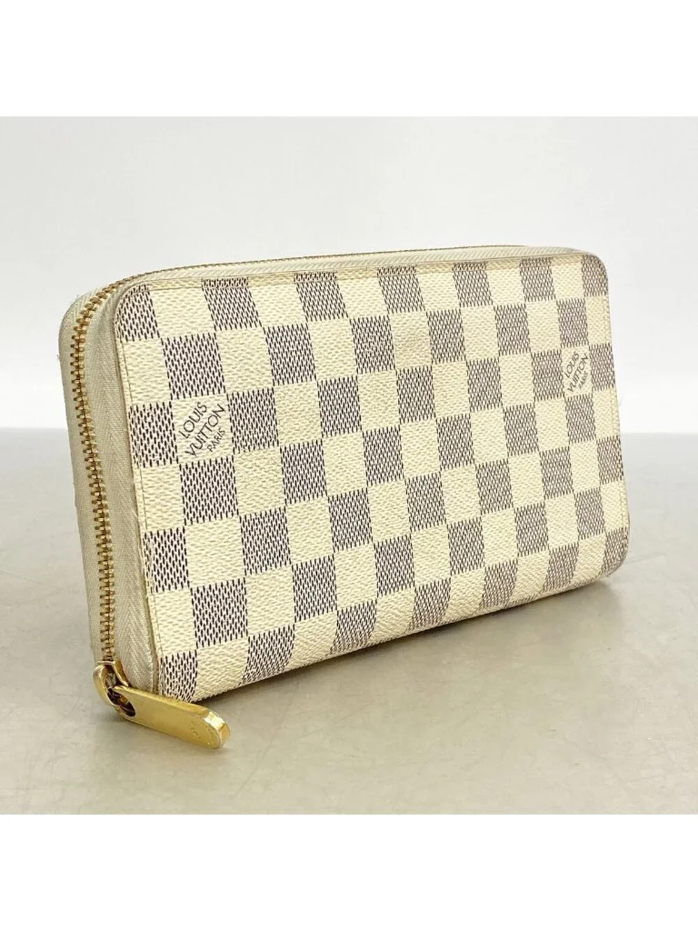 Louis Vuitton Wallet Damier Azur Zippy Organizer White